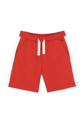 Petit Bateau - Boy Red Sweat Shorts