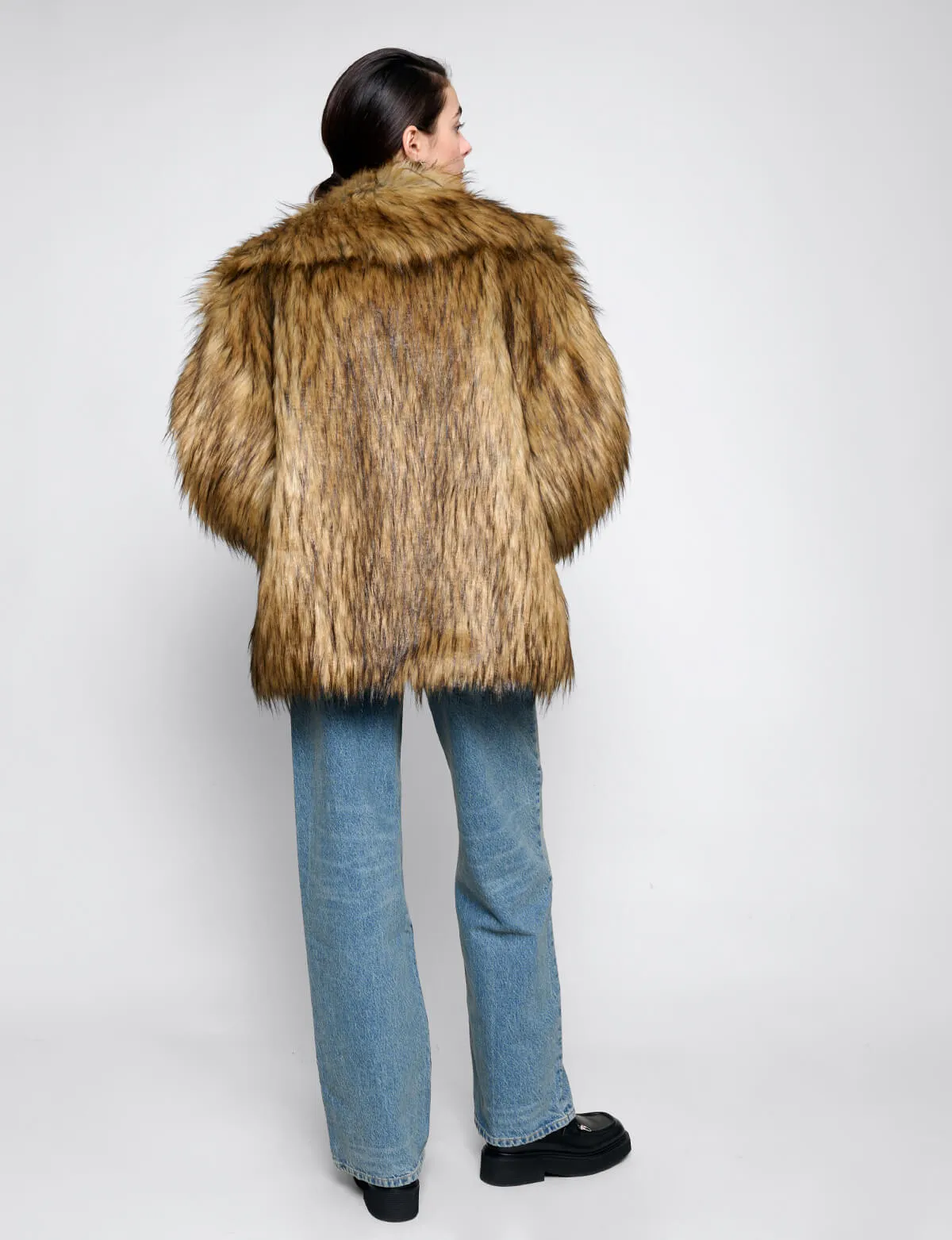 Phoebe Faux Fur Coat-BESTSELLER