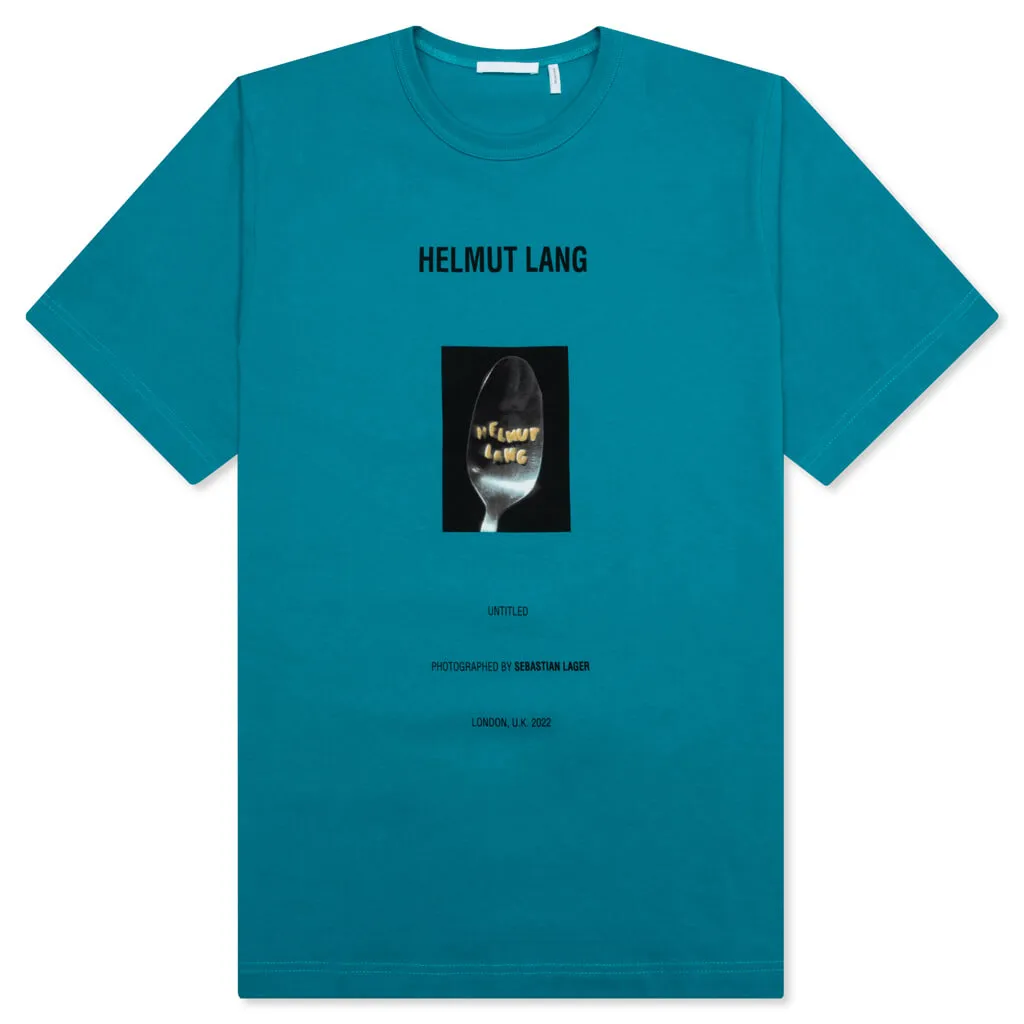 Photo Logo Tee - Cerulean