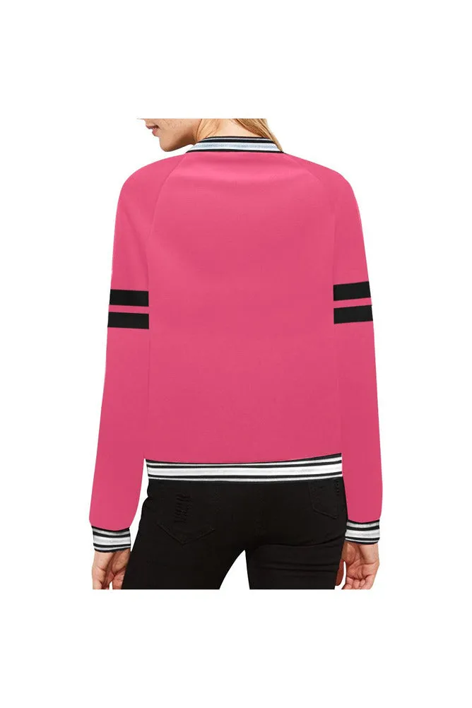 Pink Bomber Jacket for Women