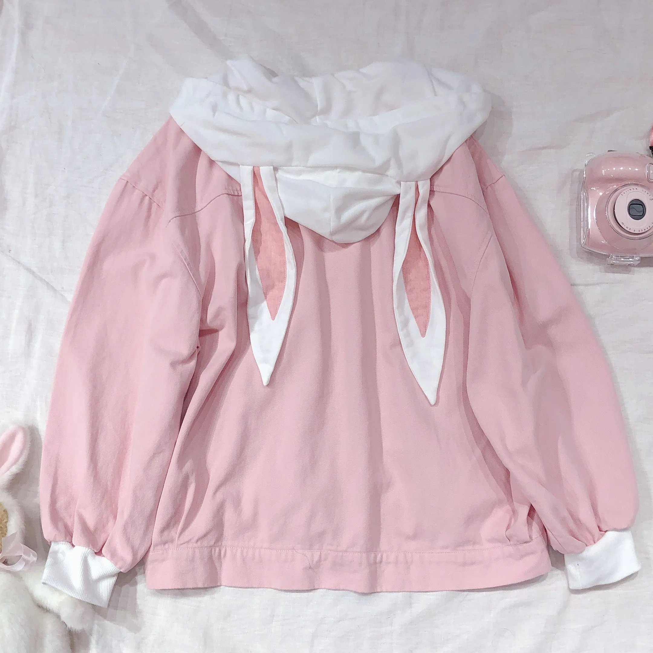 Pink Bunny Hoodie Jacket AD12239