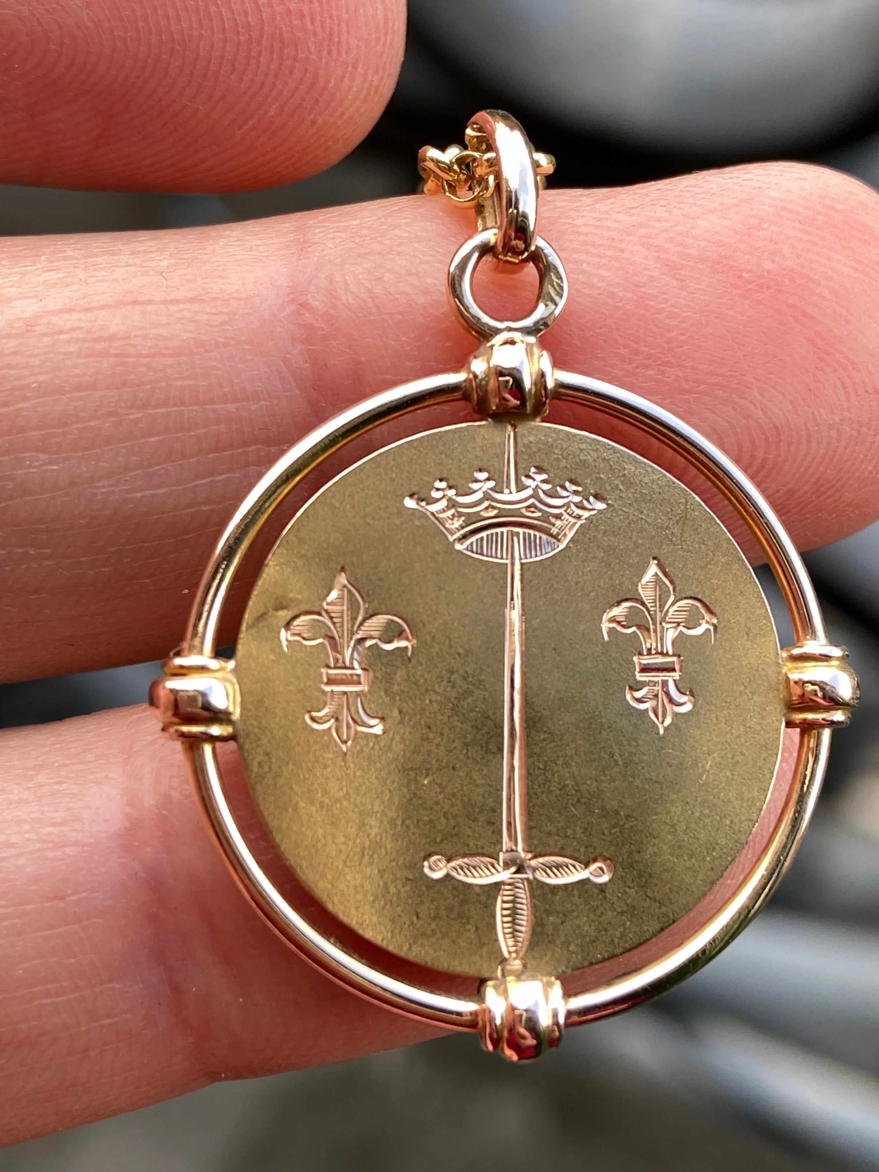 Saint Joan of Arc Medal Pendant