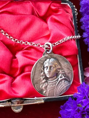 Saint Joan of Arc Medal Pendant