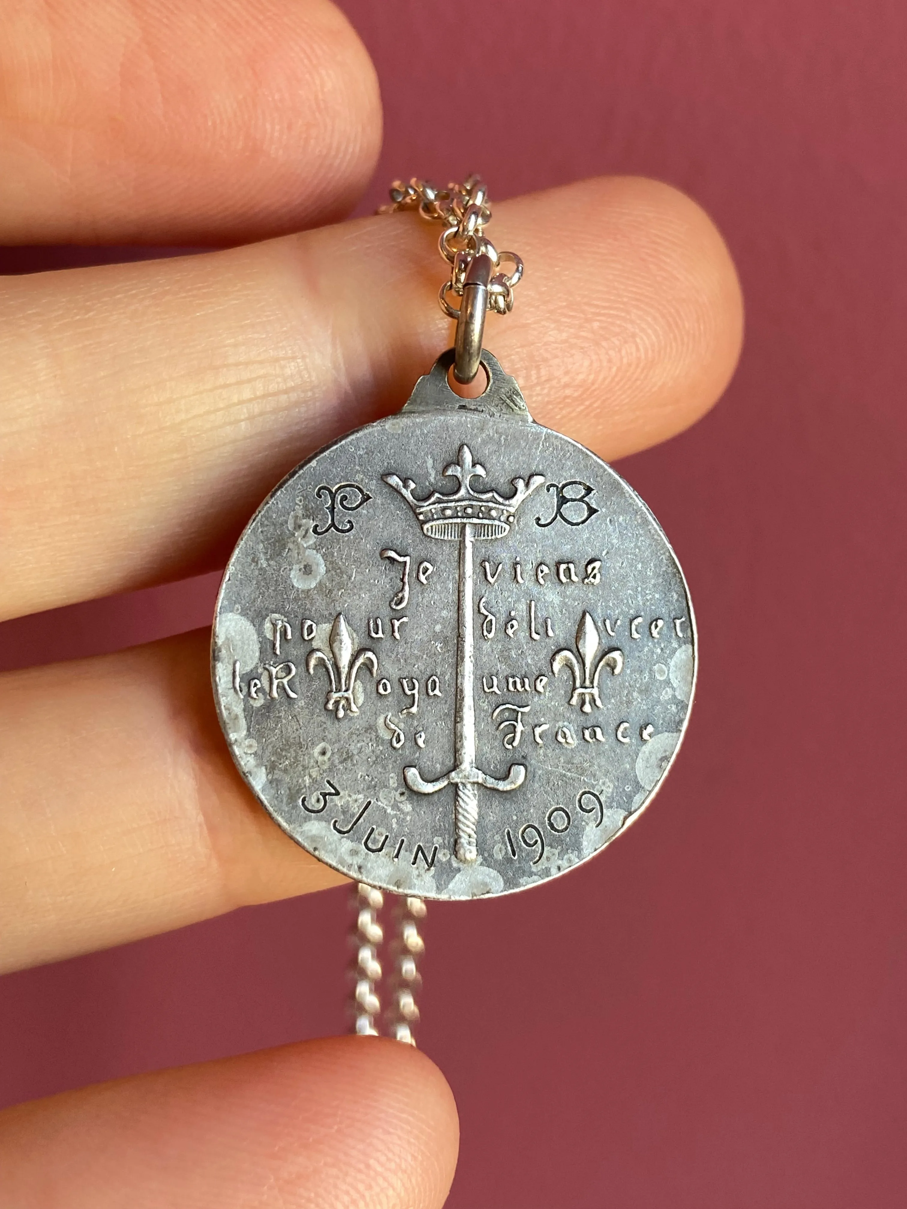 Saint Joan of Arc Medal Pendant