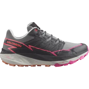 Salomon Thundercross Women's Trail Shoes AW23 Plum Kitten/Black/Pink Glo