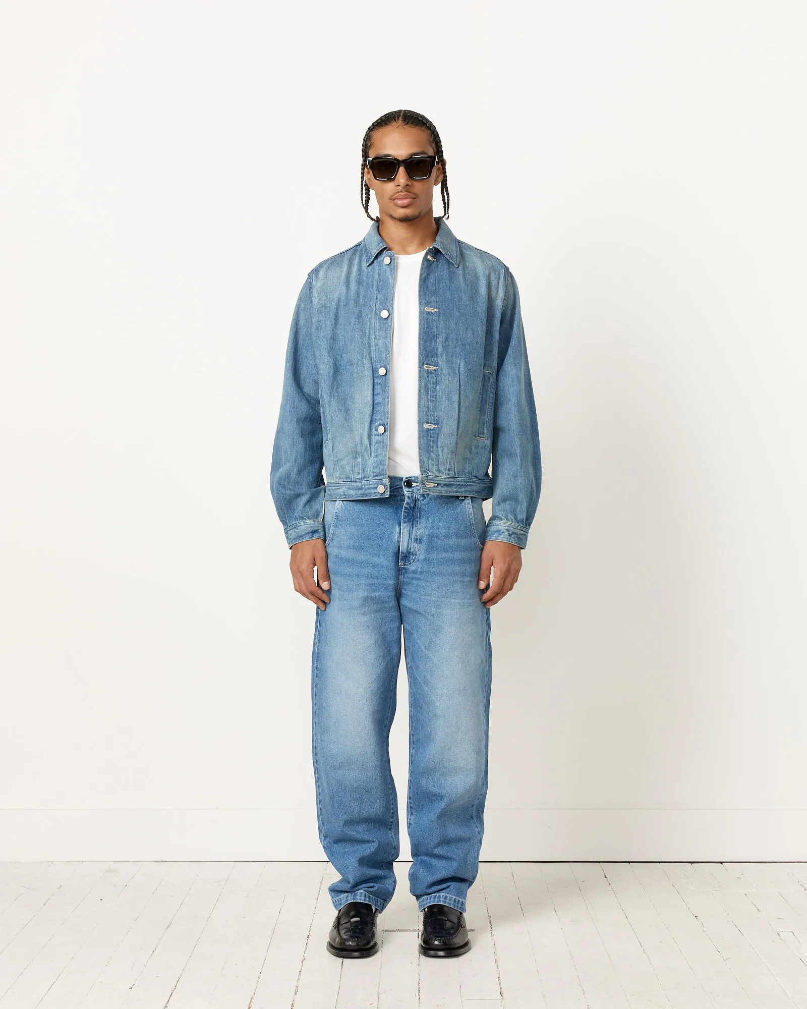 Selvedge Faded Denim Blouson