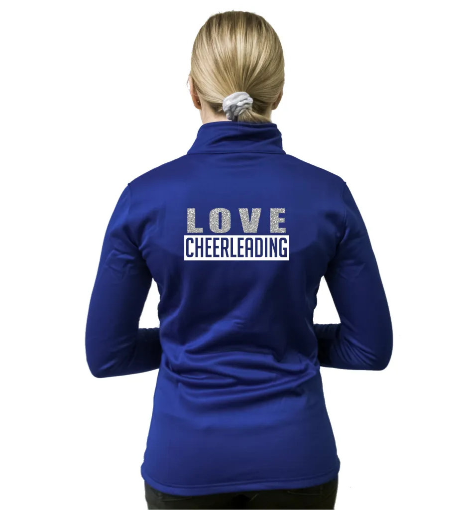 Skillz Gear Invincible jacket with LOVE CHEERLEADING print