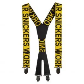 Snickers&#x20;9064&#x20;Logo&#x20;Braces&#x20;-&#x20;Yellow&#x2F;Black