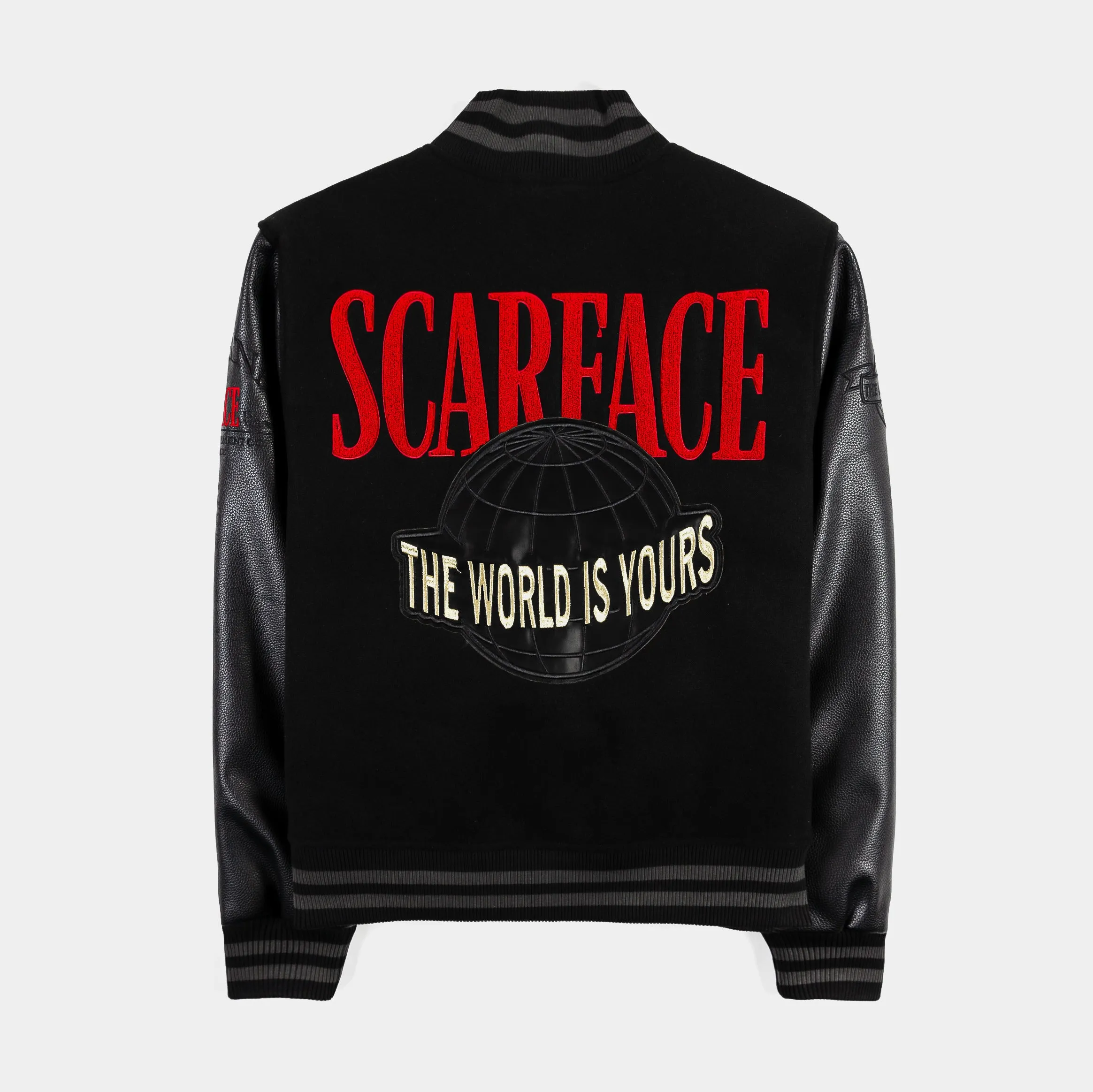 SP x Scarface Varsity Mens Jacket (Black/Red)