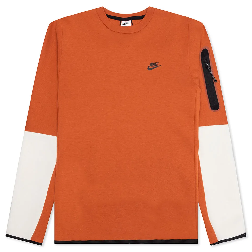 Sportswear Tech Fleece Crew - Burnt Sunrise/Light Bone