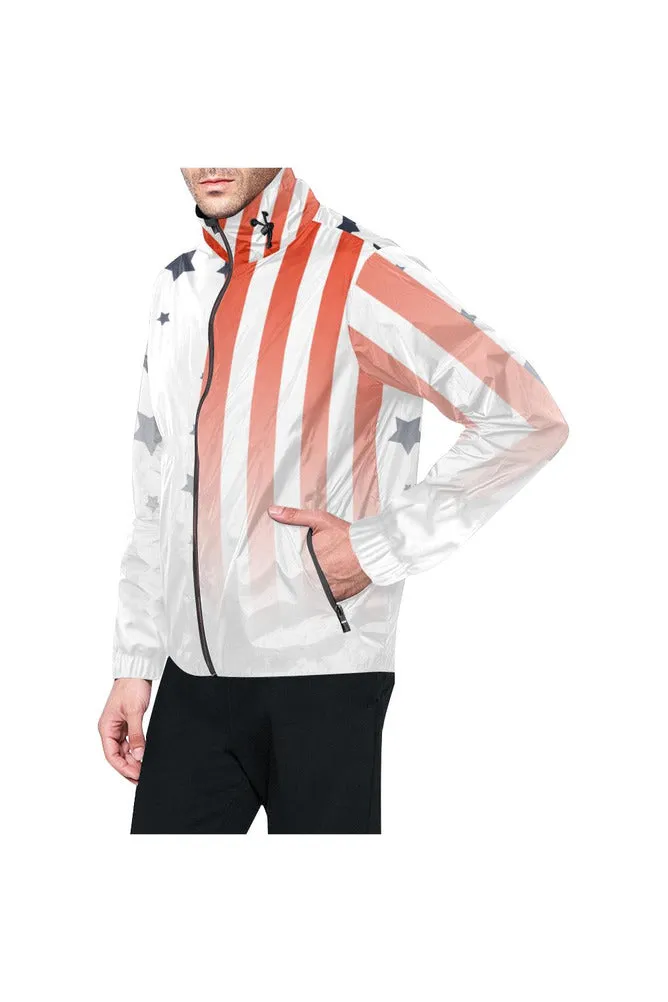 Star Spangled Cover All Over Print Windbreaker for Men (Model H23)