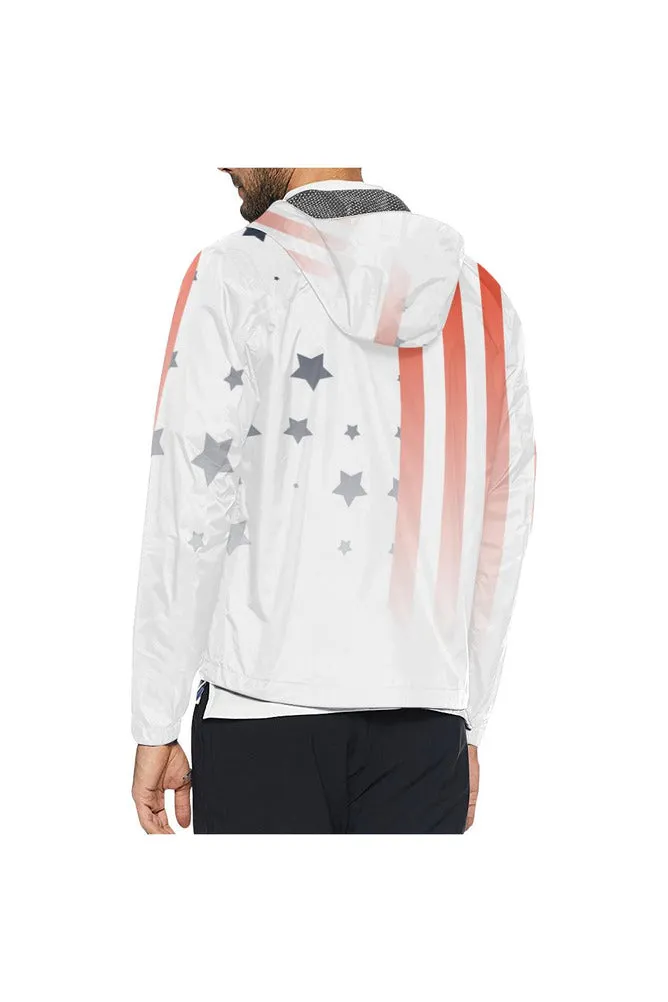 Star Spangled Cover All Over Print Windbreaker for Men (Model H23)