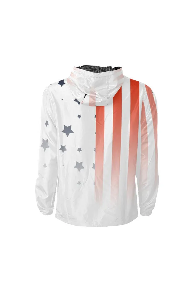 Star Spangled Cover All Over Print Windbreaker for Men (Model H23)