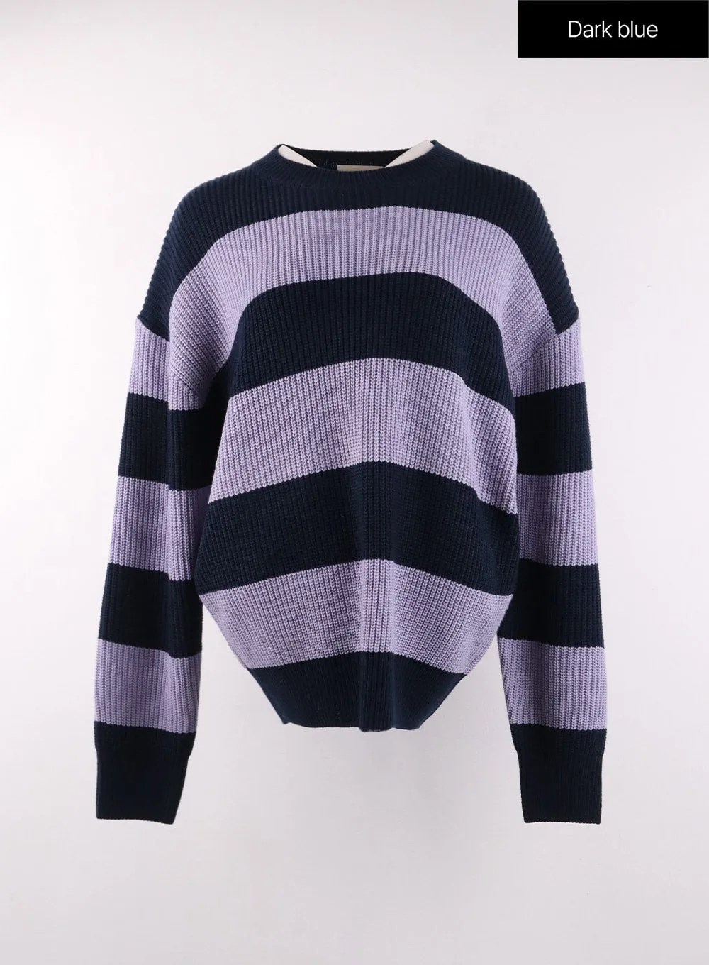 Stripe Knit Sweater OF405