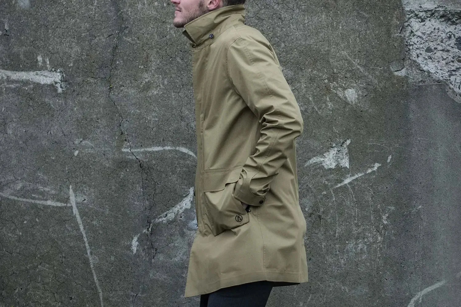 TECHNICAL COTTON CITY COAT - CLEARANCE