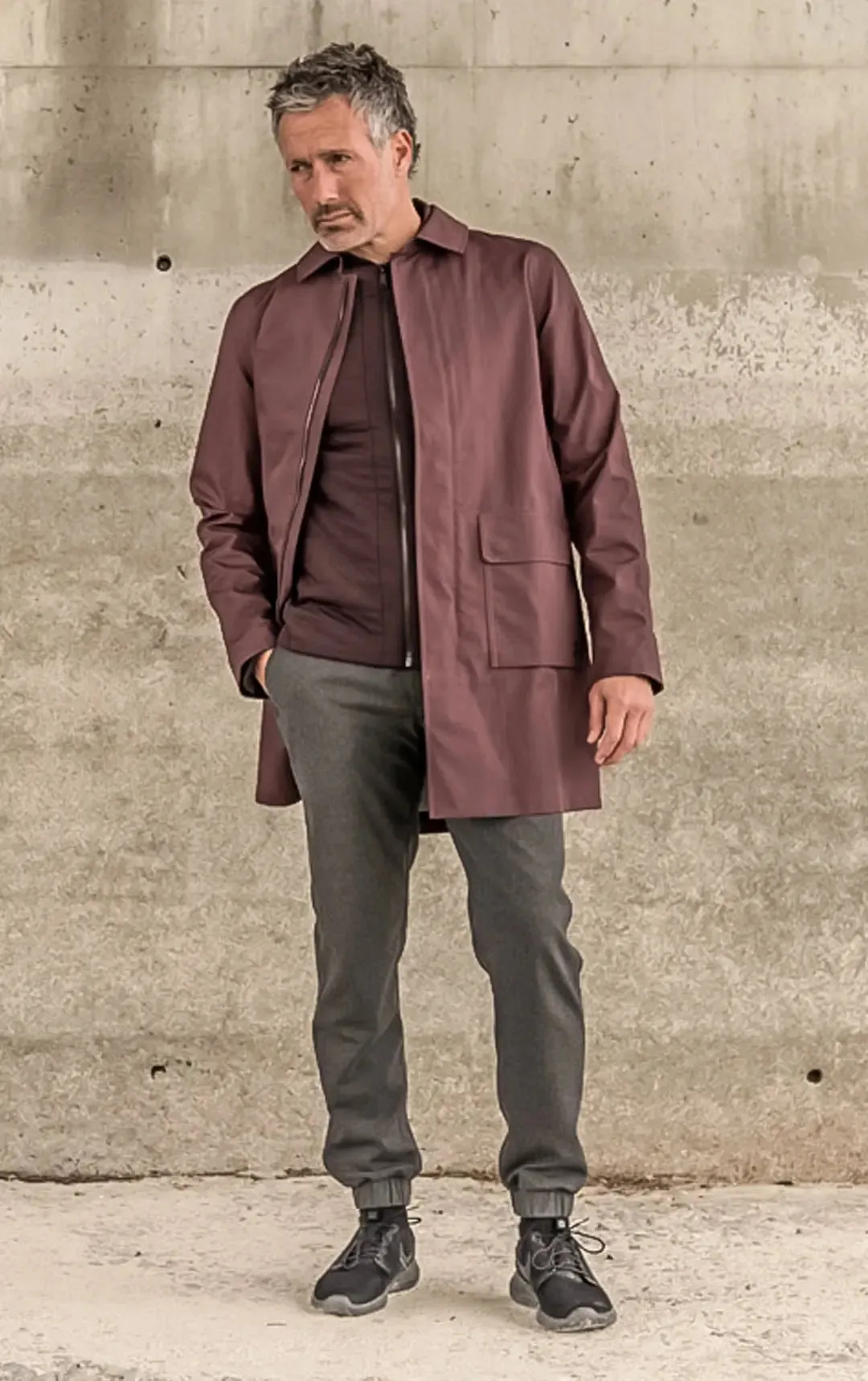 TECHNICAL COTTON CITY COAT - CLEARANCE