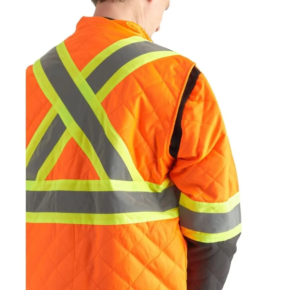 Terra Hi-Vis Lined Freezer Work Jacket 116505 - Orange