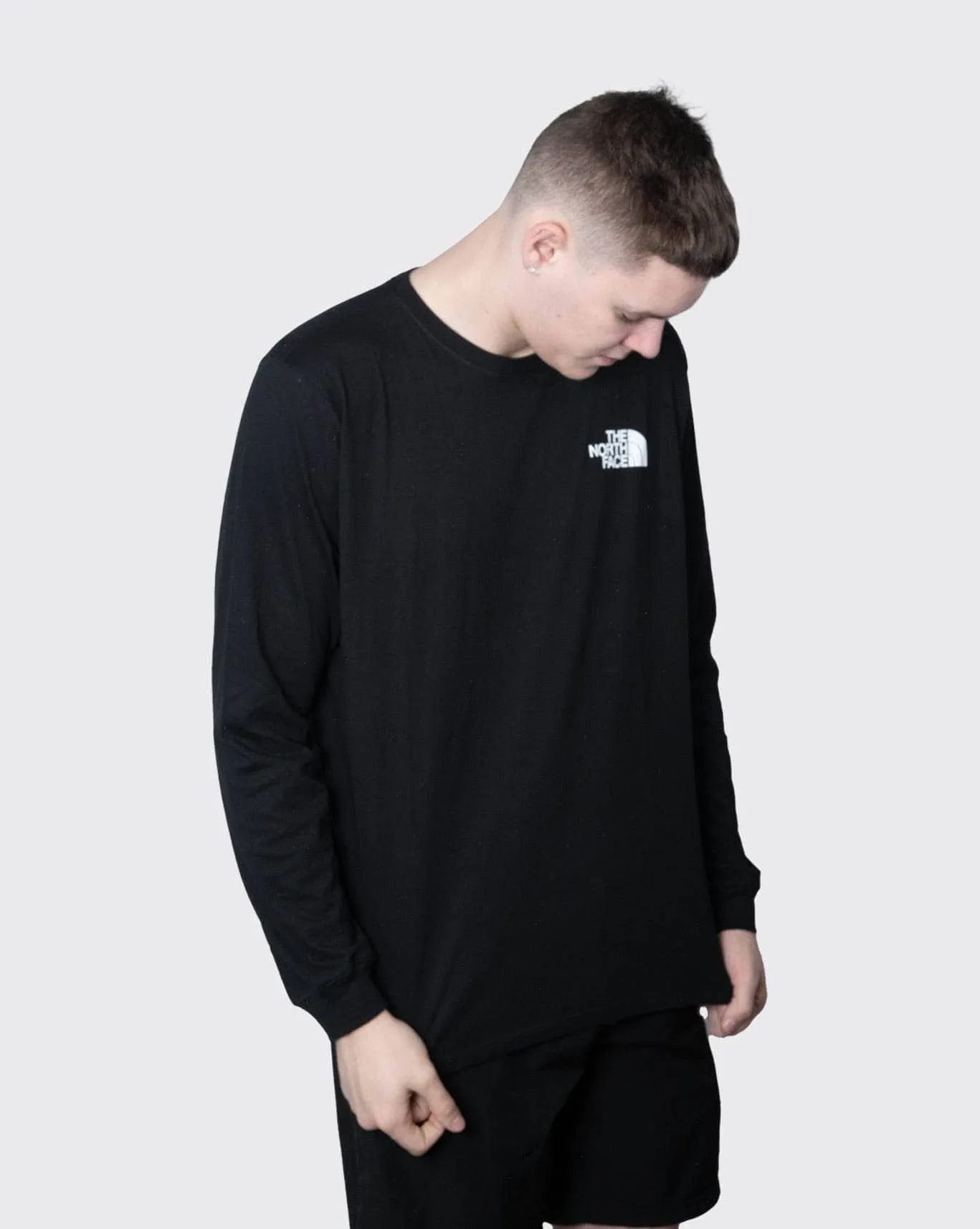 the north face NSE box longsleeve tee