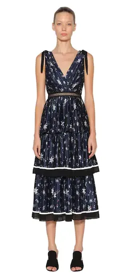 Tiered Star Midi Dress