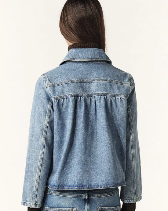 Tiny Denim Jacket Blue