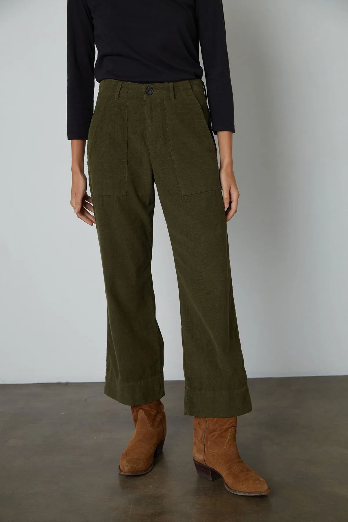 VERA CORDUROY WIDE LEG PANT