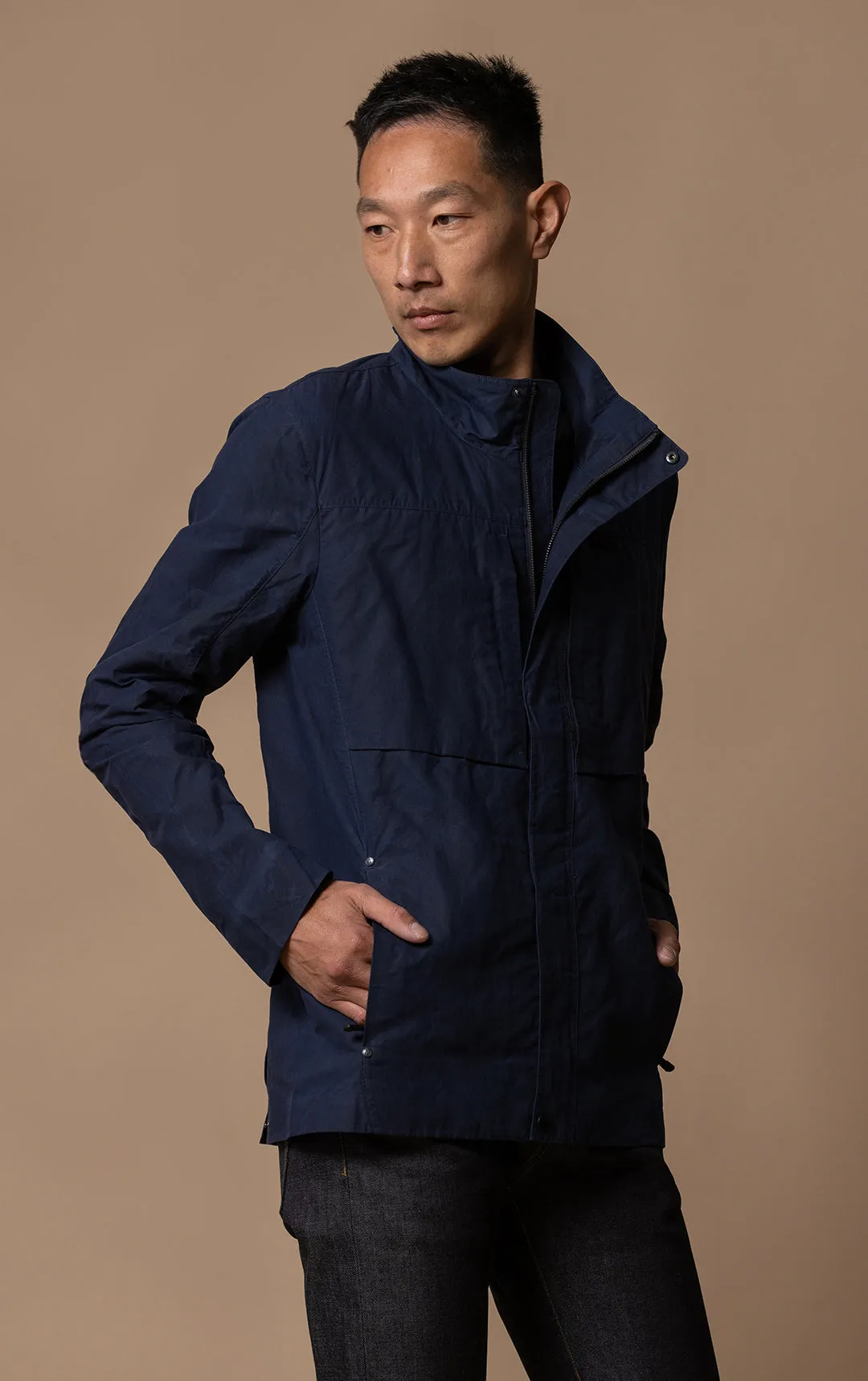 WAXED COTTON JACKET - CLEARANCE