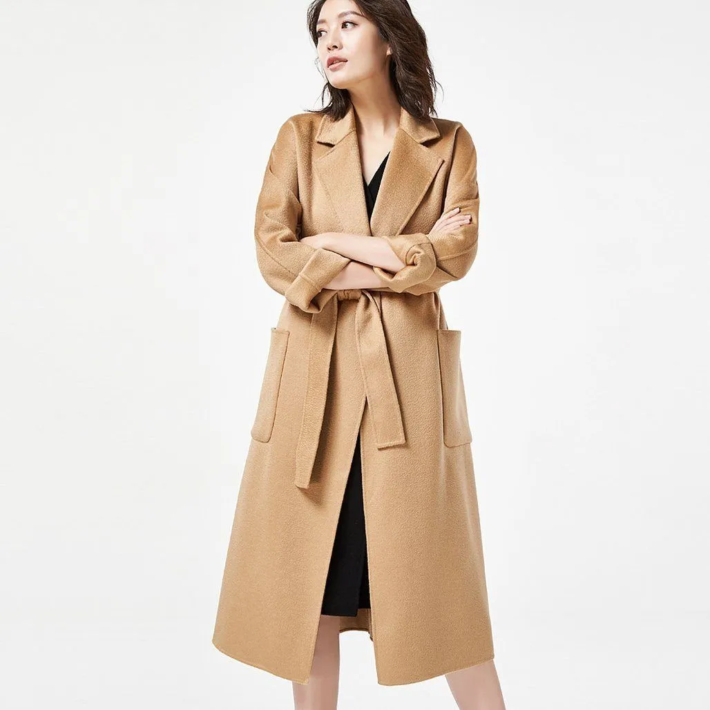 Women Double-Sided Woolen Coat