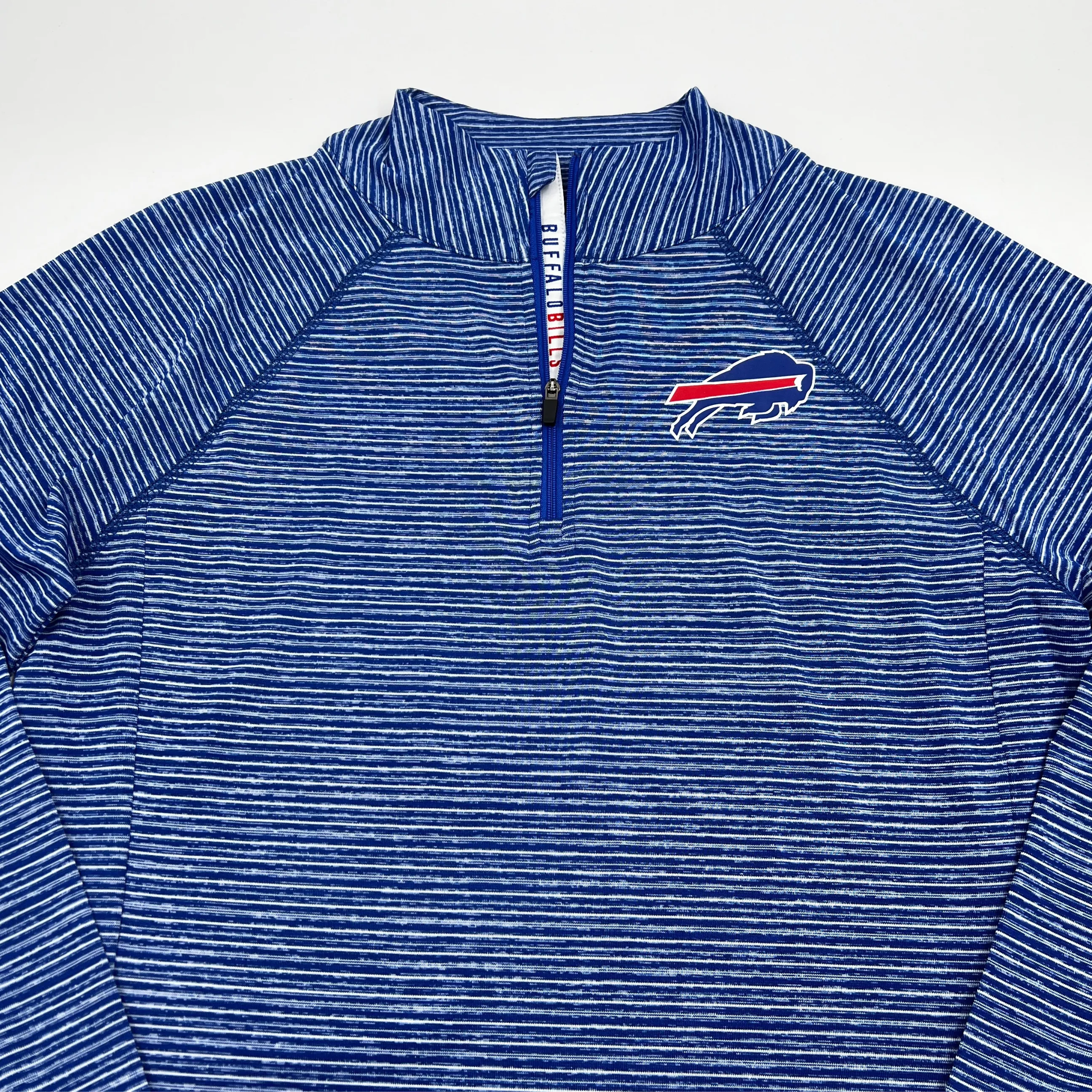 Women's New Era Bills Royal & White Quarter Zip