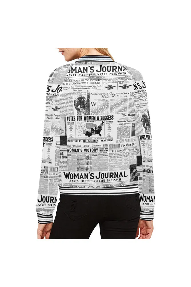 Women's Suffrage Bomber Jacket for Women