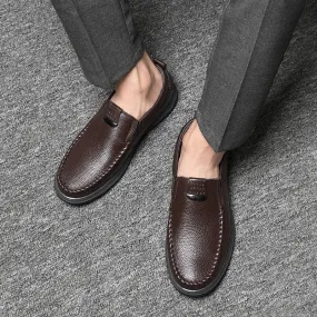 Xituodai  New Brand Driving Shoes Fashion Genuine Leather Casual Shoes Men Lightweight Mens Slip on Office Shoes Male Comfortable Loafers