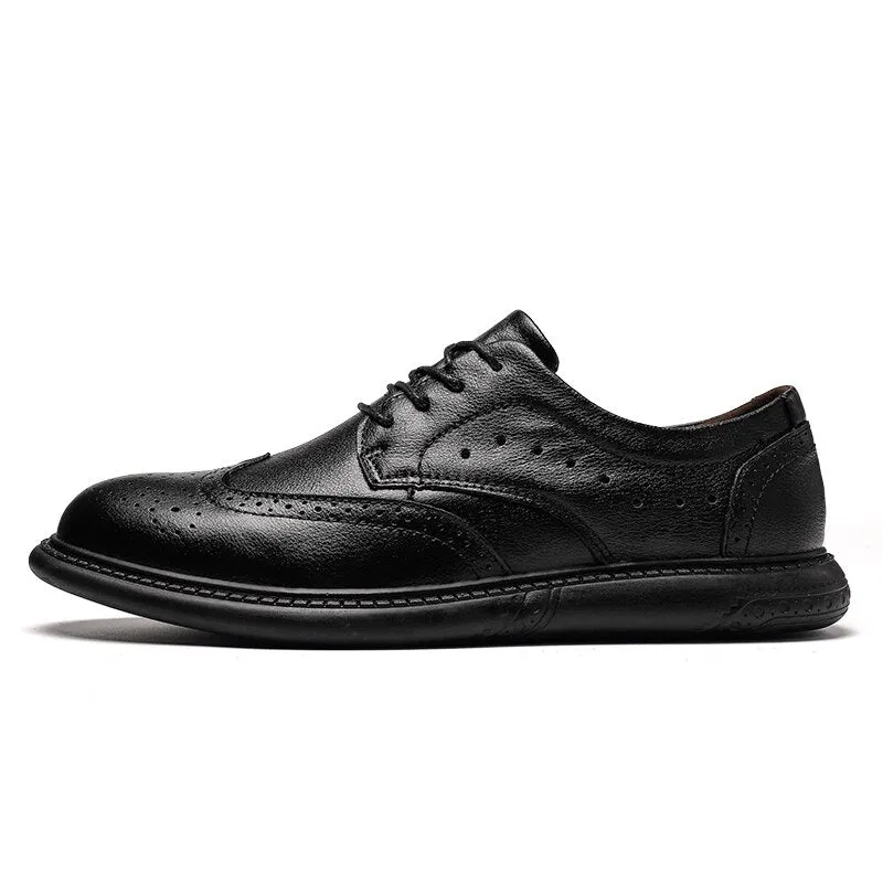 Xituodai  new men dress shoes high quality leather formal shoes men big size 37-47 oxford shoes for men fashion office shoes men