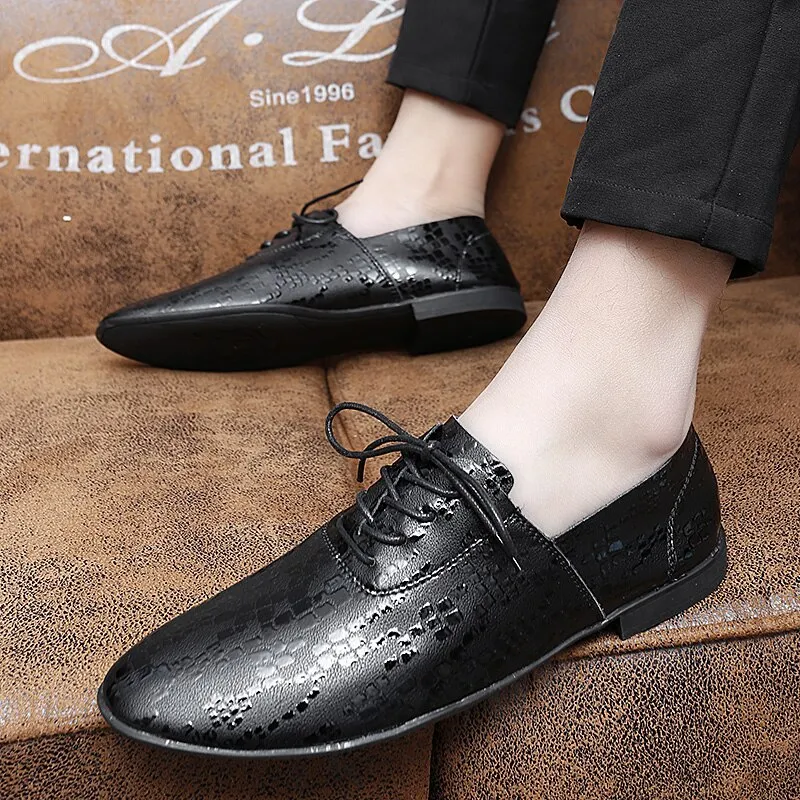 Xituodai  Newest Formal Shoes Dress Fashion Men Loafers Genuine Leather Oxford Shoes for Men Moccasins Wedding Shoes Male Driving Flats