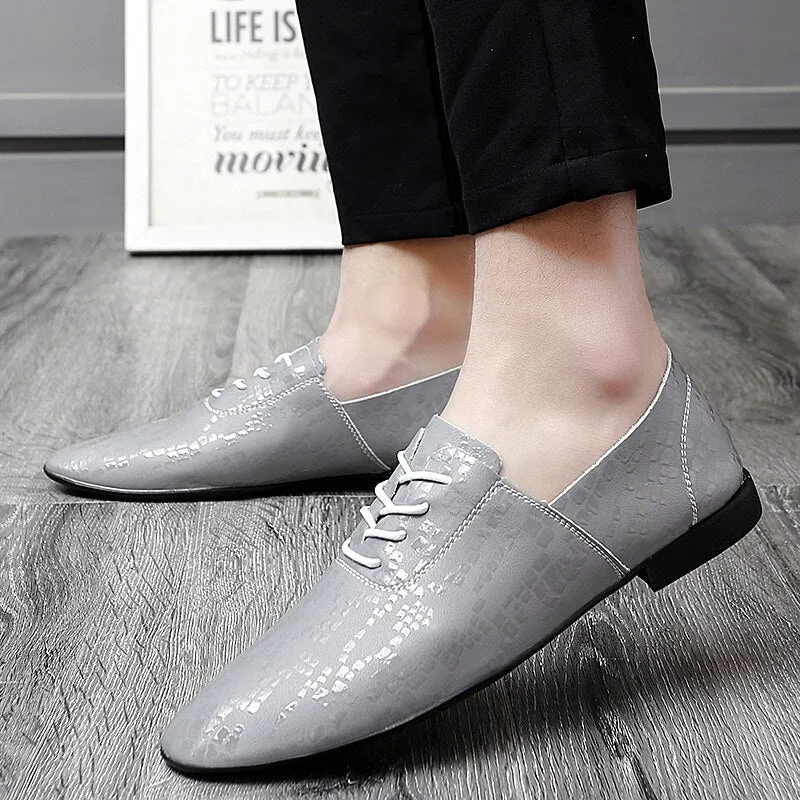 Xituodai  Newest Formal Shoes Dress Fashion Men Loafers Genuine Leather Oxford Shoes for Men Moccasins Wedding Shoes Male Driving Flats